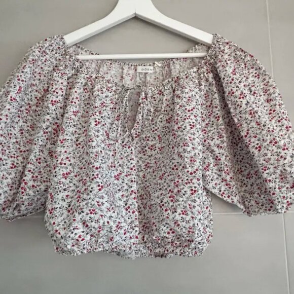 Doen Floral Off-Shoulder Blouse 2XL/XXL - Picture 2 of 10